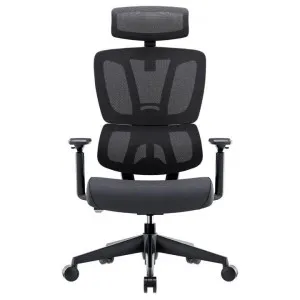Mecca Fabirc Ergonomic Manager Chair, Padded Seat by Modish, a Chairs for sale on Style Sourcebook