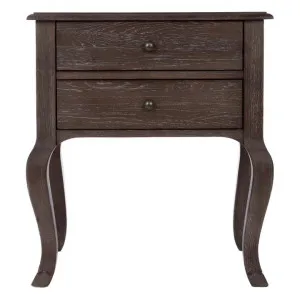 Barnolin American Oak Timber Bedside Table by Huntington Lane, a Bedside Tables for sale on Style Sourcebook
