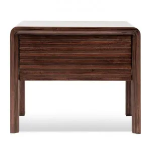 Ermita Messmate Timber Bedside Table, Walnut by Conception Living, a Bedside Tables for sale on Style Sourcebook