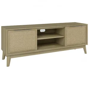 Andros Acacia Timber & Rattan 2 Door TV Unit, 164cm by Dodicci, a Entertainment Units & TV Stands for sale on Style Sourcebook