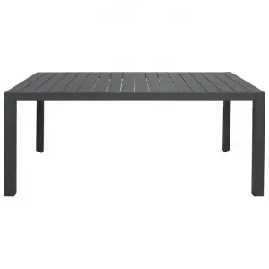 Icarus Aluminium Outdoor Dining Table, 180cm, Charcoal by Dodicci, a Tables for sale on Style Sourcebook