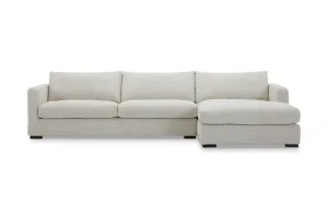 Urban Modern Right-Hand Sofa, Beige Fabric, by Lounge Lovers by Lounge Lovers, a Sofas for sale on Style Sourcebook