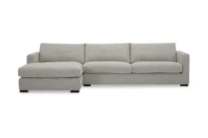 Urban Modern Left-Hand Sofa, Light Grey Fabric, by Lounge Lovers by Lounge Lovers, a Sofas for sale on Style Sourcebook