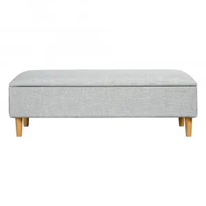 Bobby Storage Bench Light Grey by James Lane, a Ottomans for sale on Style Sourcebook