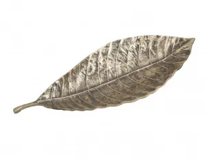 Leaf Dish Gold - 51cm by James Lane, a Decor for sale on Style Sourcebook