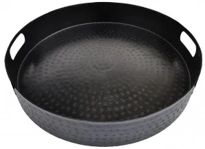 Madur Matte Black Tray - 55cm by null, a Decor for sale on Style Sourcebook