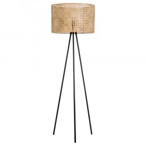 Luz Rattan Floor Lamp by James Lane, a Lighting for sale on Style Sourcebook