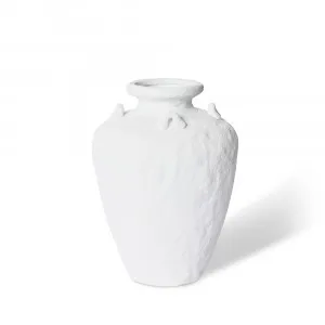 Aziza Vase White - 45cm by James Lane, a Vases & Jars for sale on Style Sourcebook