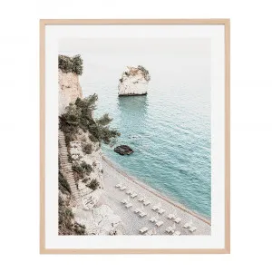 Italian Peninsula Natural Veneer Framed Print - 64cm X 79cm by James Lane, a Prints for sale on Style Sourcebook