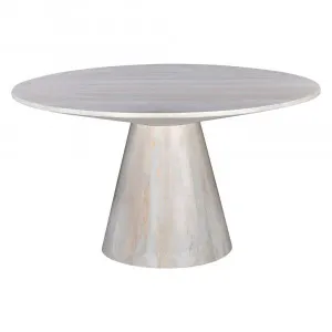 Orion Mango Wood Round Dining Table Natural by James Lane, a Dining Tables for sale on Style Sourcebook