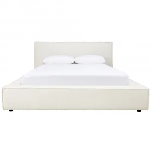 Eden Boucle Bed Frame Ivory by James Lane, a Beds & Bed Frames for sale on Style Sourcebook