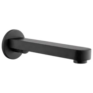Raven Bath Or Basin Wall Spout 160mm Black 4Star | Made From Brass In Matte Black By Raymor by Raymor, a Bathroom Taps & Mixers for sale on Style Sourcebook
