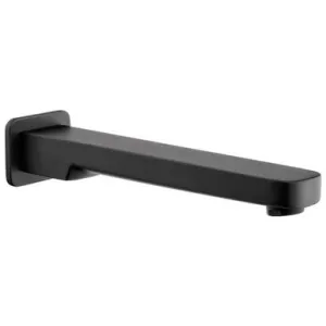 Sigma Bath Or Basin Wall Spout 220mm Spout 4Star | Made From Brass In Matte Black By Raymor by Raymor, a Bathroom Taps & Mixers for sale on Style Sourcebook