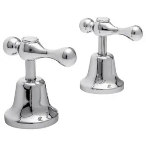 Armada Basin Lever Handle Top Assemblies Ceramic Disc (Pair) | Made From Brass In Chrome Finish By Raymor by Raymor, a Bathroom Taps & Mixers for sale on Style Sourcebook