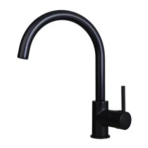Projix Mk2 Side Lever Gooseneck Sink Mixer 4Star | Made From Nylon/Brass In Matte Black By Raymor by Raymor, a Kitchen Taps & Mixers for sale on Style Sourcebook