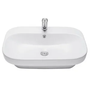 Alpha Semi-Inset Basin 600mm X 460mm 1Th | Made From Vitreous China In White | 10L By Raymor by Raymor, a Basins for sale on Style Sourcebook