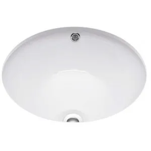 Monto Oval Under Counter Basin 465mm X 385mm | Made From Vitreous China In White | 7L By Raymor by Raymor, a Basins for sale on Style Sourcebook