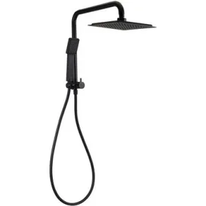 Winton Compact Dual Square Shower Head With Hand Held 3Star | Made From PVC/Brass/ABS In Black By Raymor by Raymor, a Showers for sale on Style Sourcebook