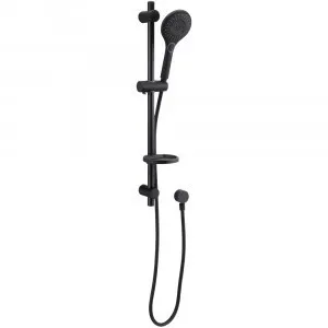 Winton Radius Rail Shower 3Star | Made From PVC/Brass/ABS In Black By Raymor by Raymor, a Showers for sale on Style Sourcebook