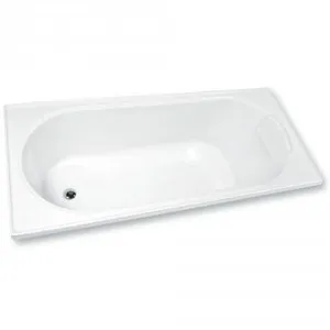 Aruba Rectangle Inset Bath 1665mm | Made From Acrylic In White By Raymor by Raymor, a Bathtubs for sale on Style Sourcebook