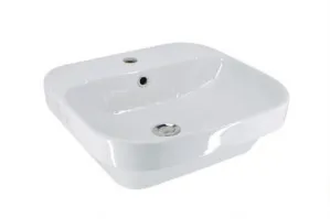 Alpha Semi Inset Basin 480mm X 450mm 1Th | Made From Vitreous China In White | 5L By Raymor by Raymor, a Basins for sale on Style Sourcebook