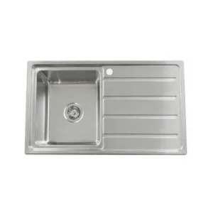 Projix Single Left Hand Bowl Kitchen Sink 1Th | Made From Stainless Steel | 28L By Raymor by Raymor, a Kitchen Sinks for sale on Style Sourcebook