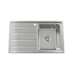 Projix Single Right Hand Bowl Kitchen Sink 1Th | Made From Stainless Steel | 28L By Raymor by Raymor, a Kitchen Sinks for sale on Style Sourcebook