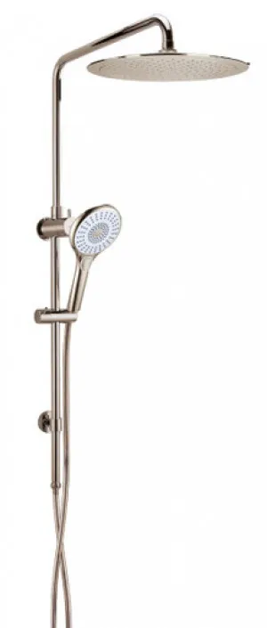 Winton Dual Shower Round | Made From PVC/Brass/ABS In Brushed Nickel By Raymor by Raymor, a Showers for sale on Style Sourcebook