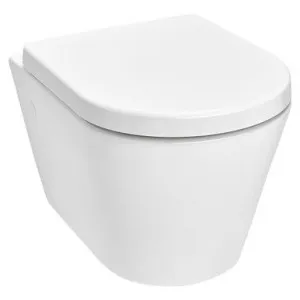 Byron Derby Back-To-Wall Hung Pan With Vario & Soft Close Seat 4Star In White By Raymor by Raymor, a Toilets & Bidets for sale on Style Sourcebook
