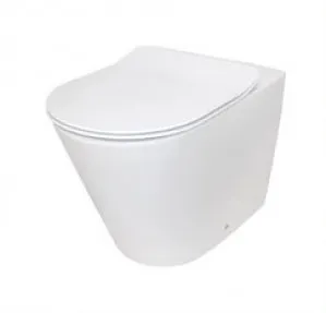 Edge II Wall Faced Pan Slim Seat 4Star In White By Raymor by Raymor, a Toilets & Bidets for sale on Style Sourcebook