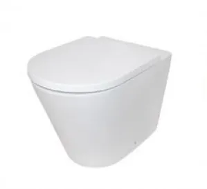Edge II Wall Faced Toilet Suite Standard Seat 4Star In White By Raymor by Raymor, a Toilets & Bidets for sale on Style Sourcebook
