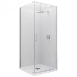 Trinidad Shower Enclosure Square Centre 900mm X 900mm | Made From Acrylic/Glass In Chrome Finish By Raymor by Raymor, a Shower Screens & Enclosures for sale on Style Sourcebook