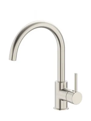 Projix Mk2 Sink Mixer Gooseneck 4Star | Made From Brass In Brushed Nickel By Raymor by Raymor, a Kitchen Taps & Mixers for sale on Style Sourcebook