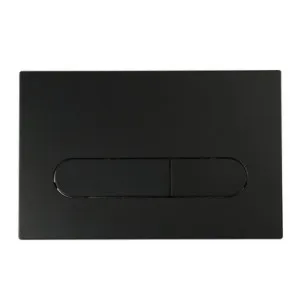Wall Dual Flush Plate/Button Oval | Made From ABS In Black By Raymor by Raymor, a Toilets & Bidets for sale on Style Sourcebook