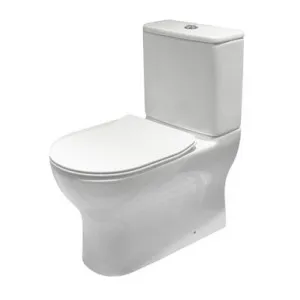 Suite Alpha Back-To-Wall Rimless Slim Seat 4Star | Made From Vitreous China In White By Raymor by Raymor, a Toilets & Bidets for sale on Style Sourcebook