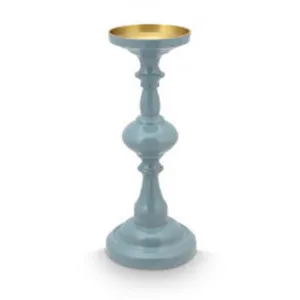 Pip Studio Enamelled Metal Candle Holder, Medium, Light Blue by Pip Studio, a Candle Holders for sale on Style Sourcebook