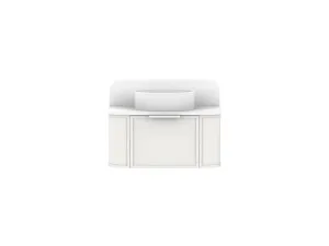 Flo 750 Centre Bowl Vanity, Aston White by ADP, a Vanities for sale on Style Sourcebook