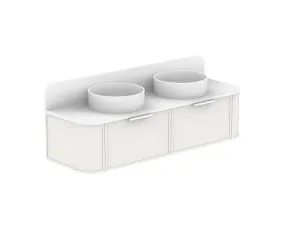 Flo 1500 Double Bowl Vanity, Aston White by ADP, a Vanities for sale on Style Sourcebook