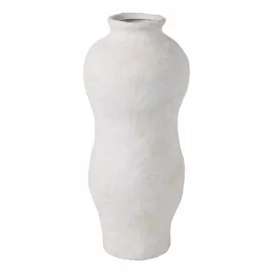 Batley Vase 24x53cm in Beige by OzDesignFurniture, a Vases & Jars for sale on Style Sourcebook