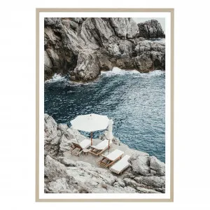 Coastal Rocks Framed Print in 87x122cm by OzDesignFurniture, a Prints for sale on Style Sourcebook