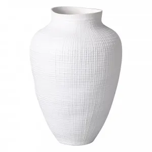 Cora Vase Medium 21x30cm in White by OzDesignFurniture, a Vases & Jars for sale on Style Sourcebook
