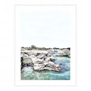 Rock Pool Framed Print in 61 x 91.5cm by OzDesignFurniture, a Prints for sale on Style Sourcebook