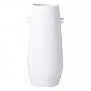 Thea Deco Vase Medium 16x31cm in White by OzDesignFurniture, a Vases & Jars for sale on Style Sourcebook