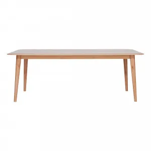 Nora Dining Table 210cm in Tasmanian Oak by OzDesignFurniture, a Dining Tables for sale on Style Sourcebook