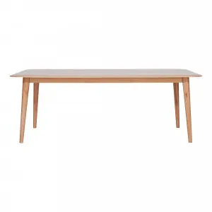 Nora Dining Table 232cm in Tasmanian Oak by OzDesignFurniture, a Dining Tables for sale on Style Sourcebook