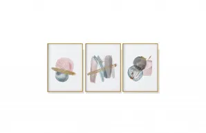 Set of 3 Minimalist Abstract Watercolour Wall Art Canvas 3 sizes available 60cm x 40cm by Luxe Mirrors, a Artwork & Wall Decor for sale on Style Sourcebook