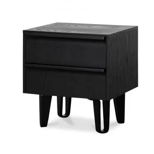 Evans Bedside Table - Full Black by Interior Secrets - AfterPay Available by Interior Secrets, a Bedside Tables for sale on Style Sourcebook