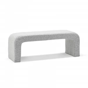 Harper Arch 120cm Bench Seat, Grey Speckle Bouclé by L3 Home, a Benches for sale on Style Sourcebook