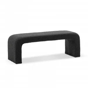 Harper Arch 120cm Bench Seat, Charcoal Bouclé by L3 Home, a Benches for sale on Style Sourcebook
