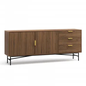 Kina Ripple Sideboard Buffet, Light Walnut by L3 Home, a Sideboards, Buffets & Trolleys for sale on Style Sourcebook